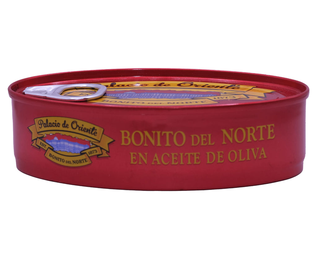 PALACIO DE ORIENTE WHITE TUNA OLIVE OIL 24OL120L 155G -Spanish Online Grocery in Dubai