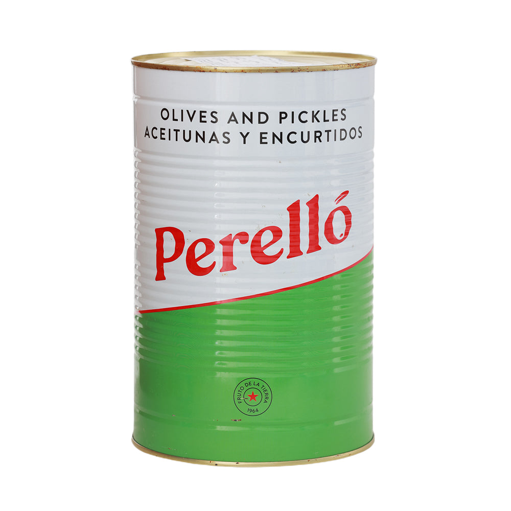 OLIVE PITTED GORDAL NATURAL 2KG TIN -Spanish Online Grocery in Dubai